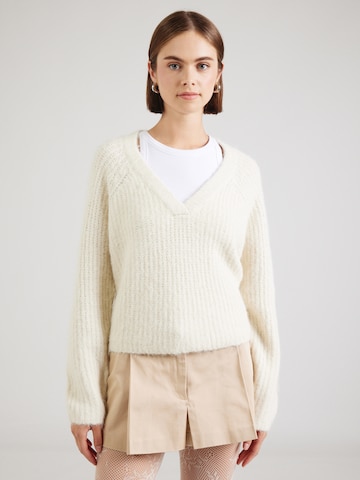 VERO MODA - Jersey 'VMNOVAH' en beige: frente