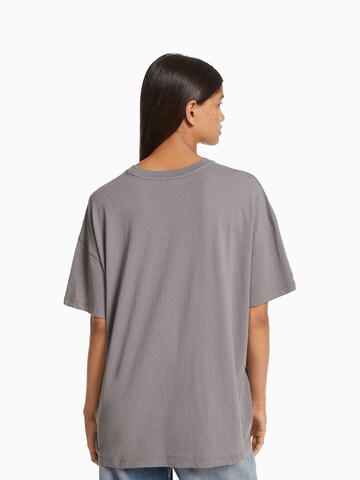 Bershka Shirt in Grey