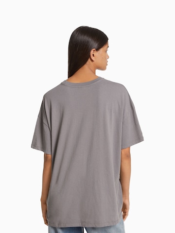 Bershka Shirt in Grau