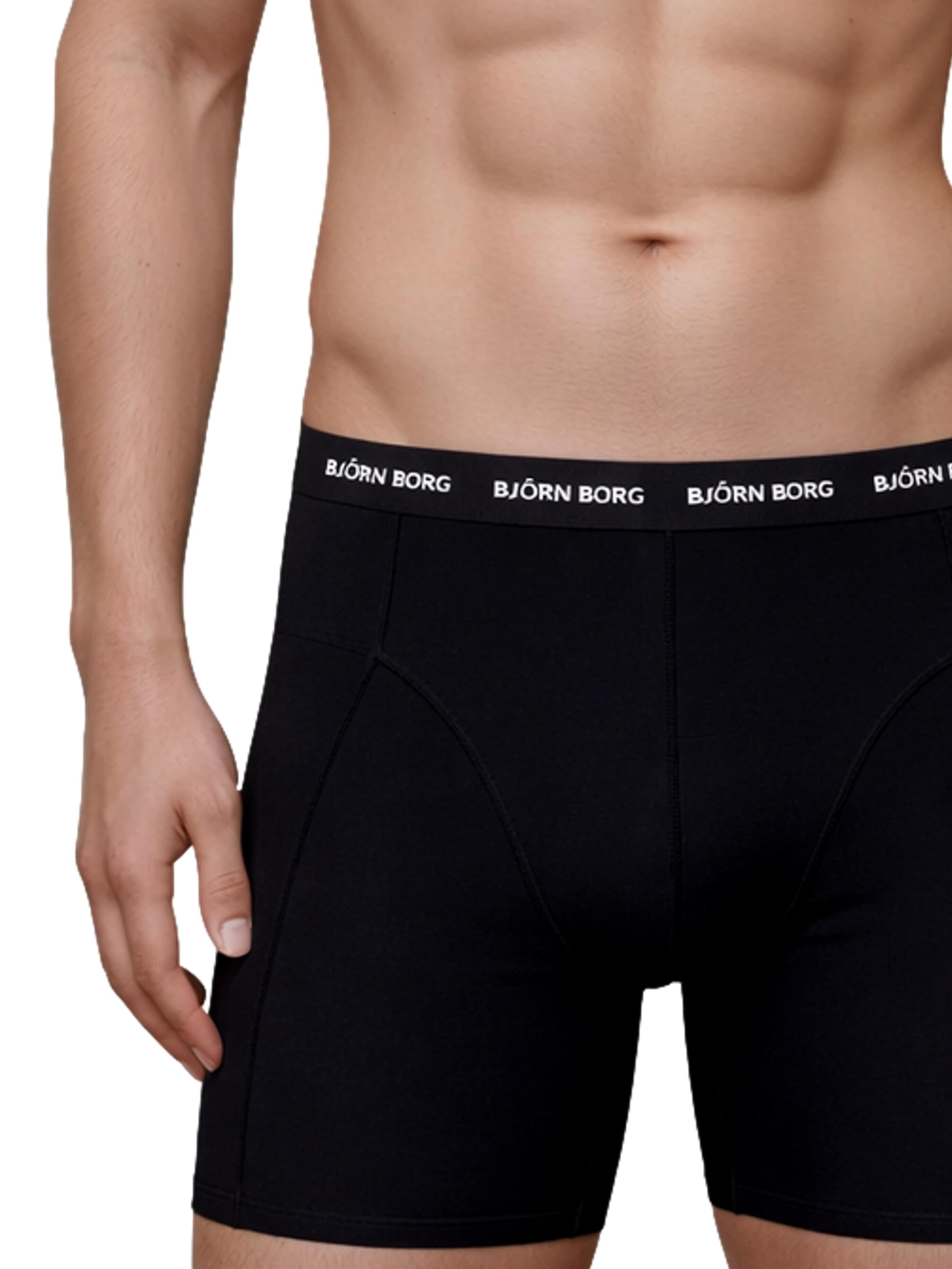 BJÖRN BORG Boksershorts i sort