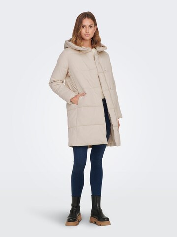 JDY Between-Seasons Coat in Beige