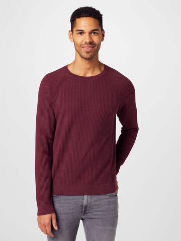 HUGO Red Pullover 'Sribon' in Braun: predná strana