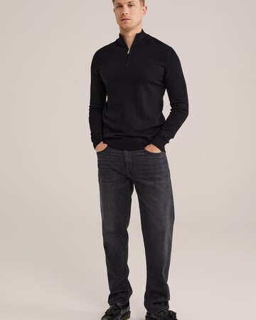 WE Fashion Trui in Zwart