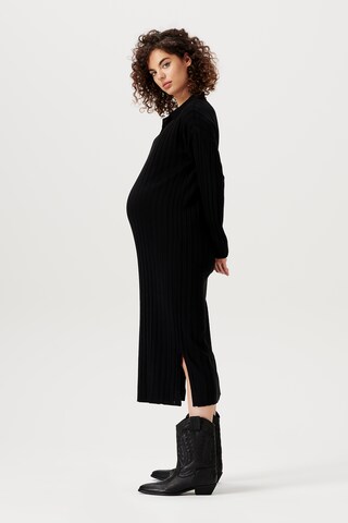 Supermom Gebreide jurk 'Avery' in Zwart: voorkant