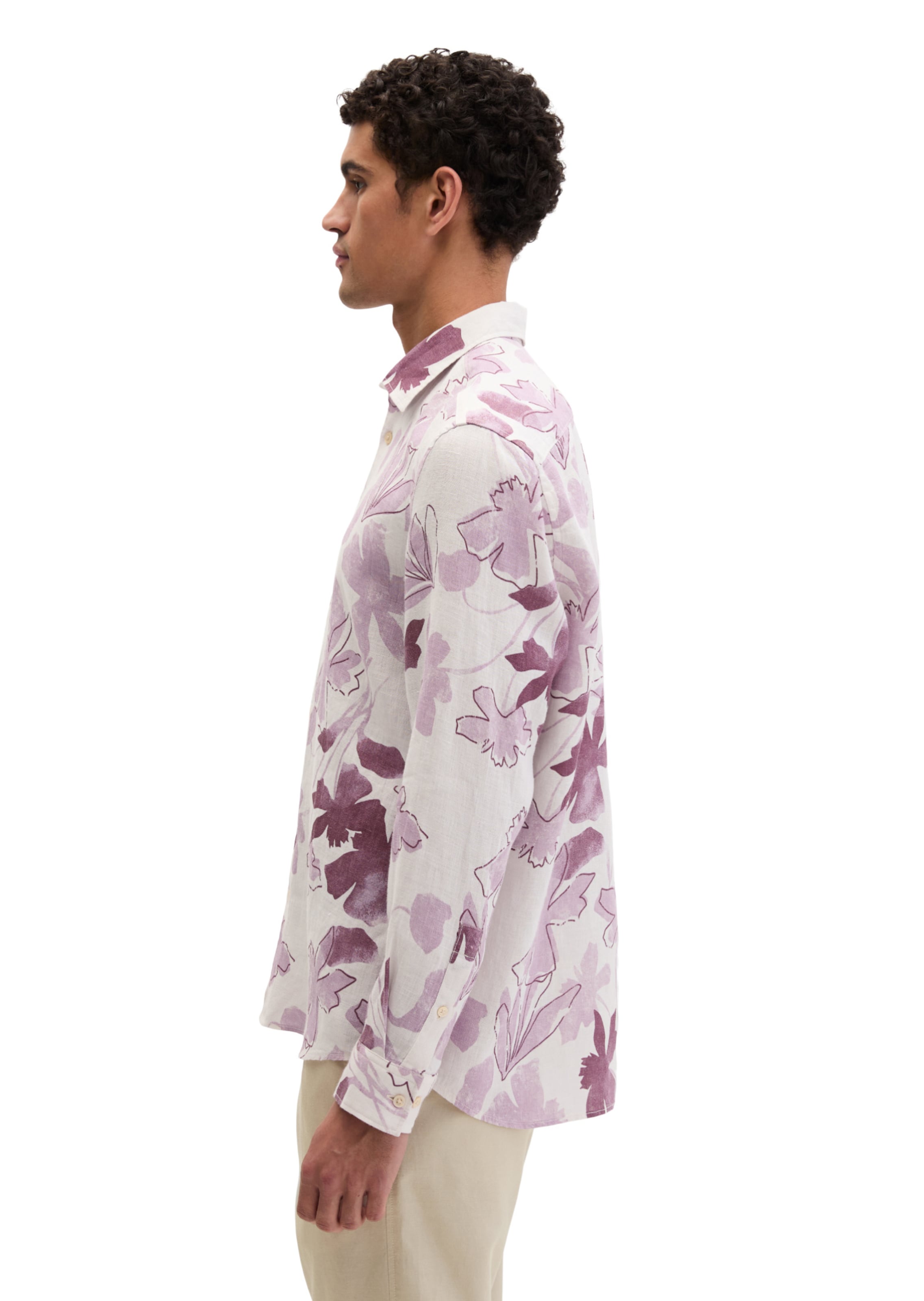 Marc O'Polo Regular fit Button Up Shirt in Red