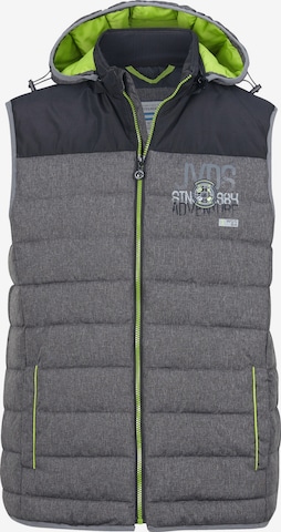 Jan Vanderstorm Vest ' Ilkka ' in Grey: front