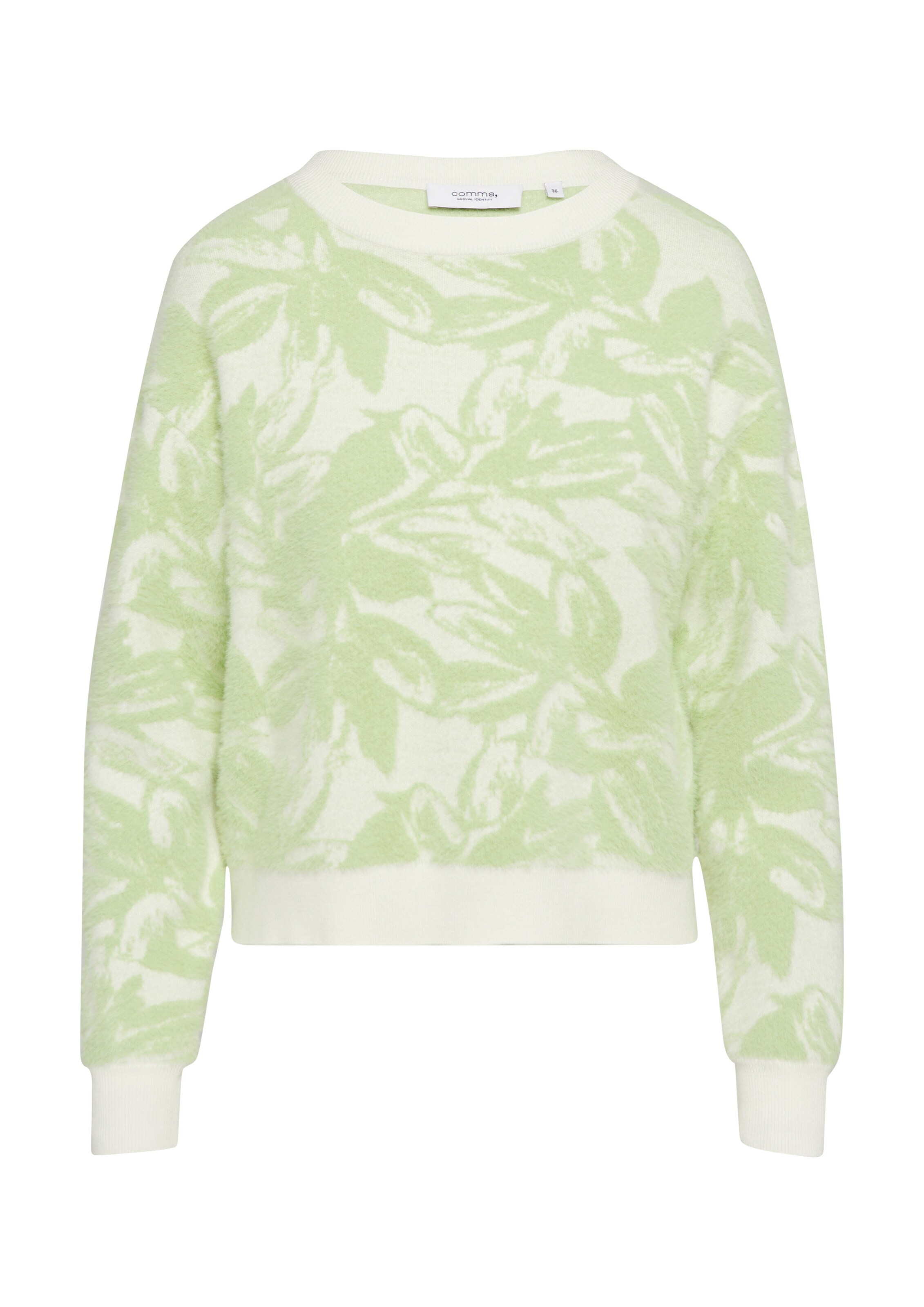 COMMA Pullover in Grün: Vorderseite