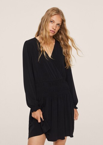 Robe 'Moss' MANGO en noir : devant