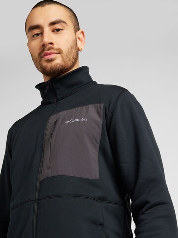 COLUMBIA Athletic fleece jacket in Black