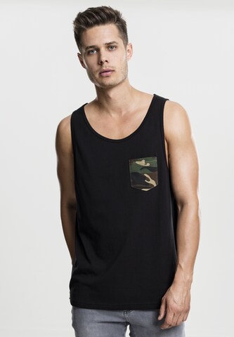 Urban Classics Shirt in Zwart: voorkant