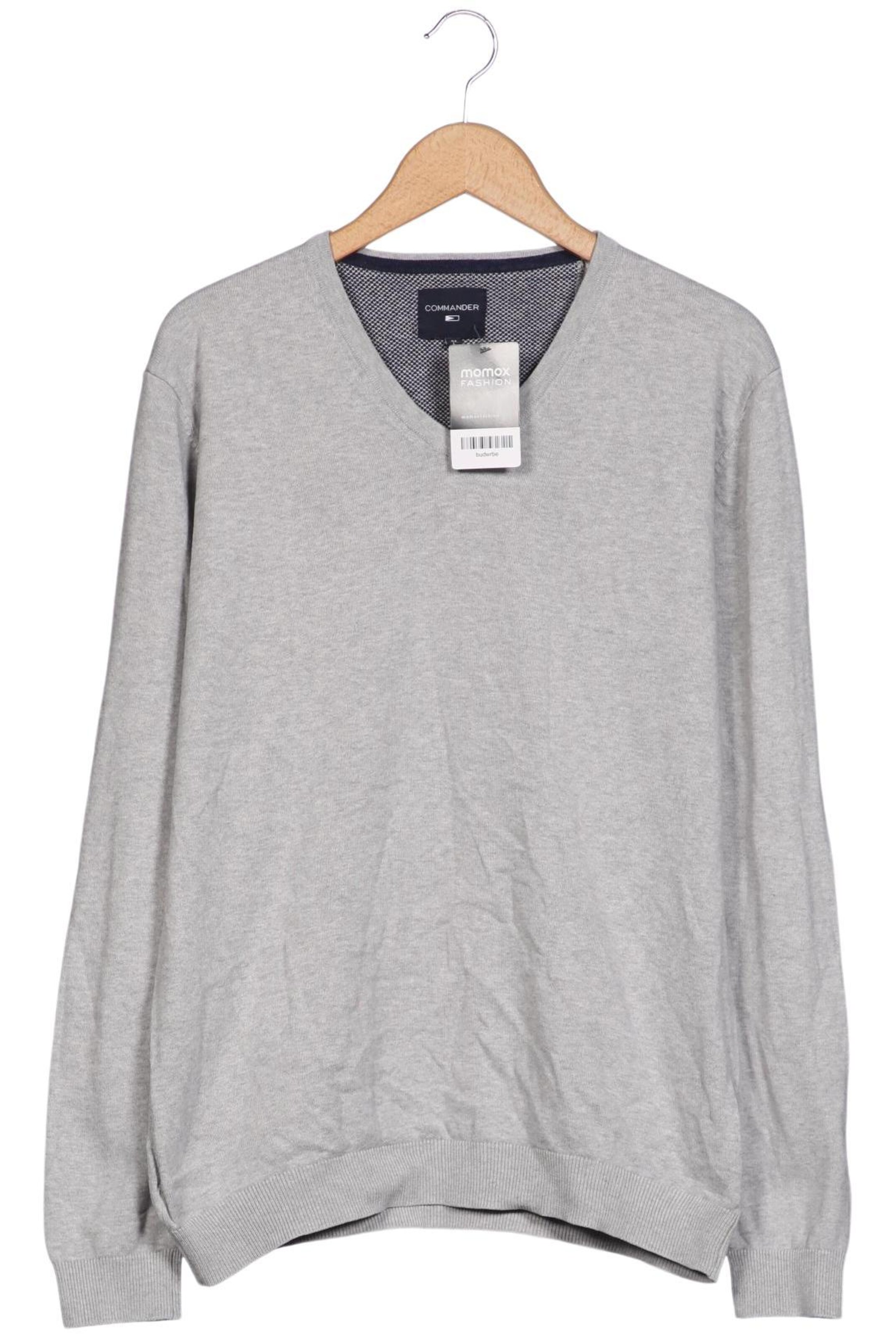Commander Pullover L-XL in Grau: Vorderseite