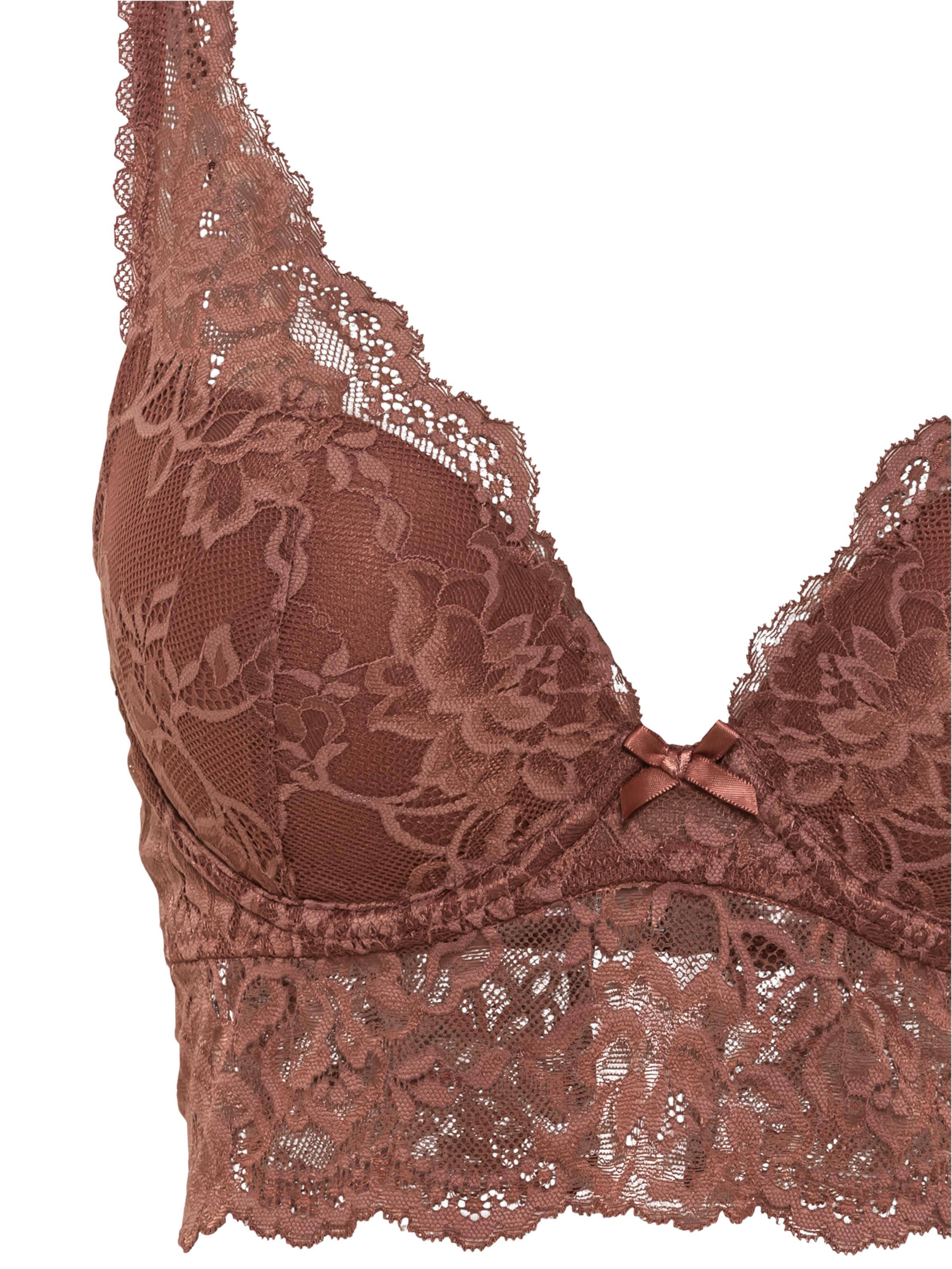 LASCANA Push-up Podprsenka - Hnedá