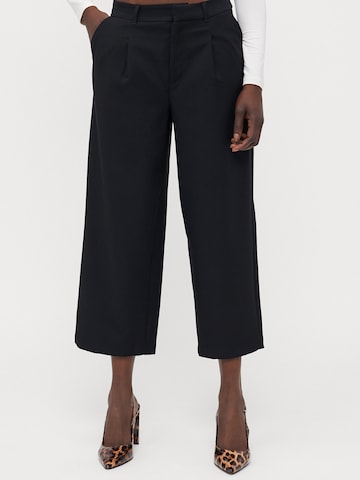 Only Tall Wide leg Παντελόνι πλισέ 'ONLLANDO' σε μαύρο: μπροστά