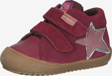 NATURINO Sneakers in Rood: voorkant