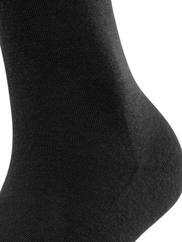 FALKE Knee High Socks 'Softmerino' in Black