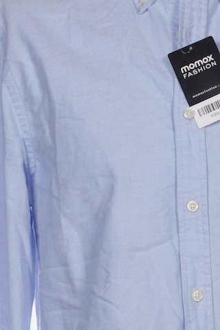 TOMMY HILFIGER Button Up Shirt in M in Blue