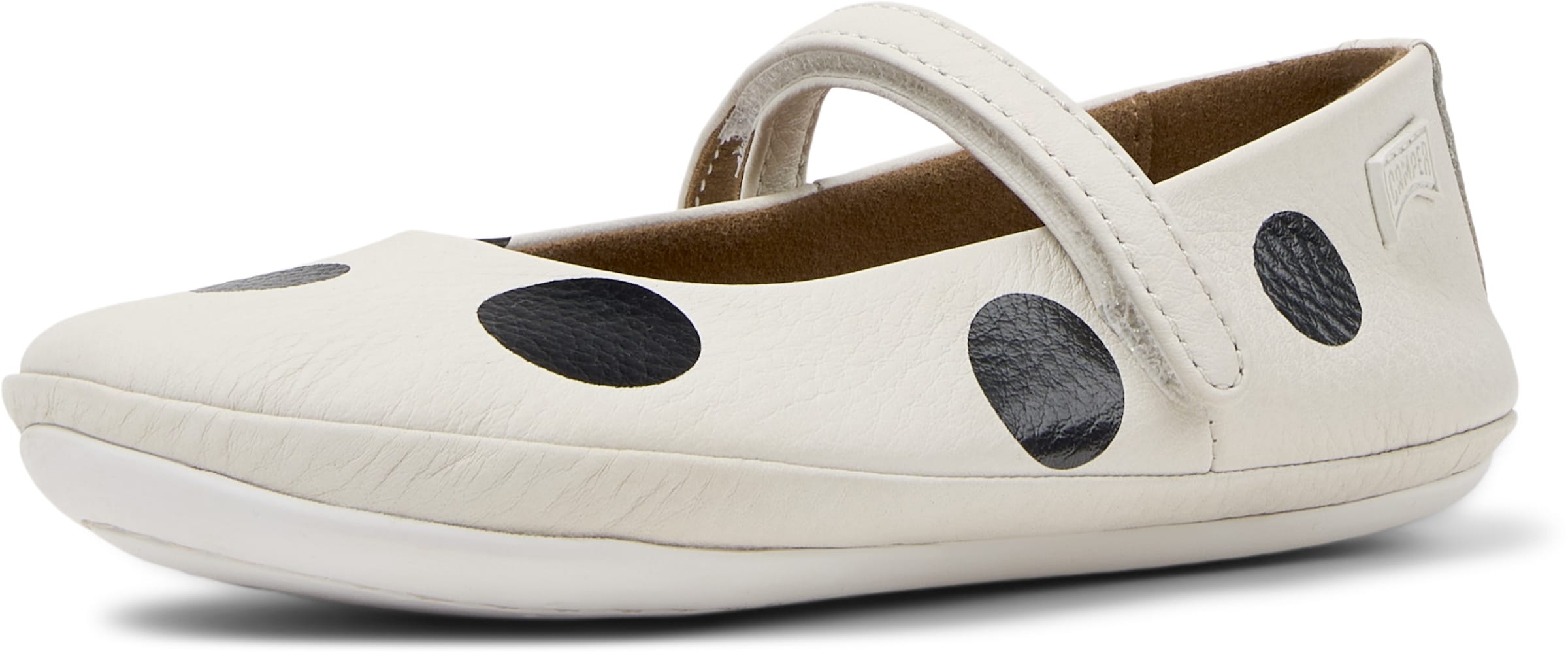 Ballerines ' Right ' CAMPER en blanc : devant