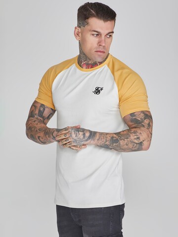 Maglietta di SikSilk in bianco: frontale