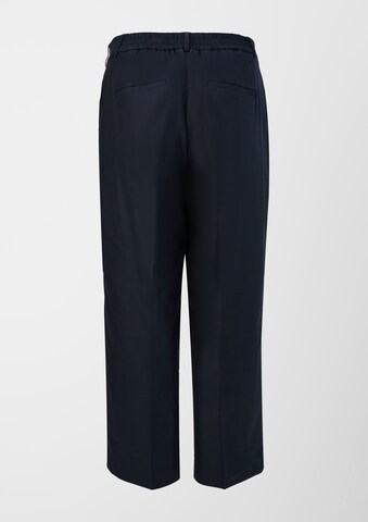 Regular Pantalon à plis TRIANGLE en bleu