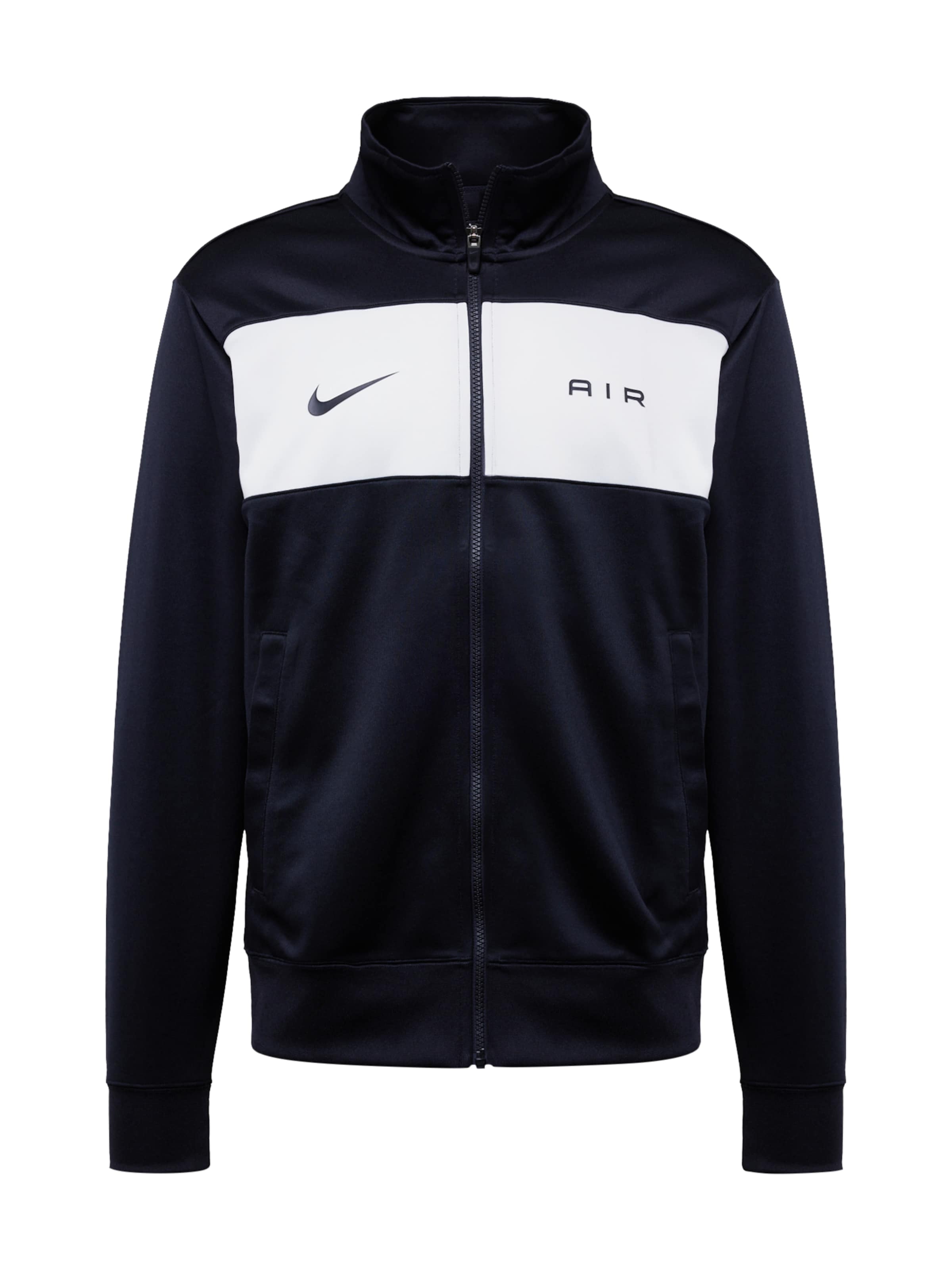 Nike Sportswear Ζακέτα φούτερ σε μαύρο: μπροστά
