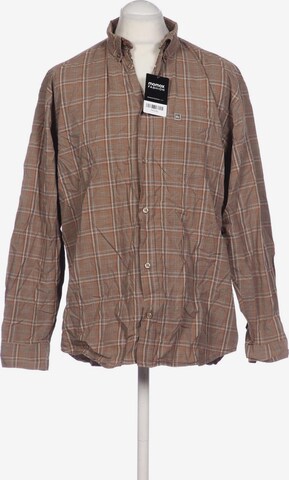 QUIKSILVER Button Up Shirt in L in Brown: front