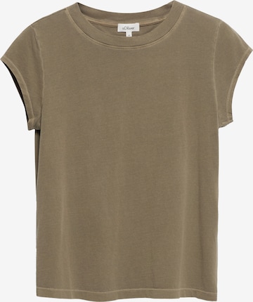 s.Oliver Shirt in Groen: voorkant