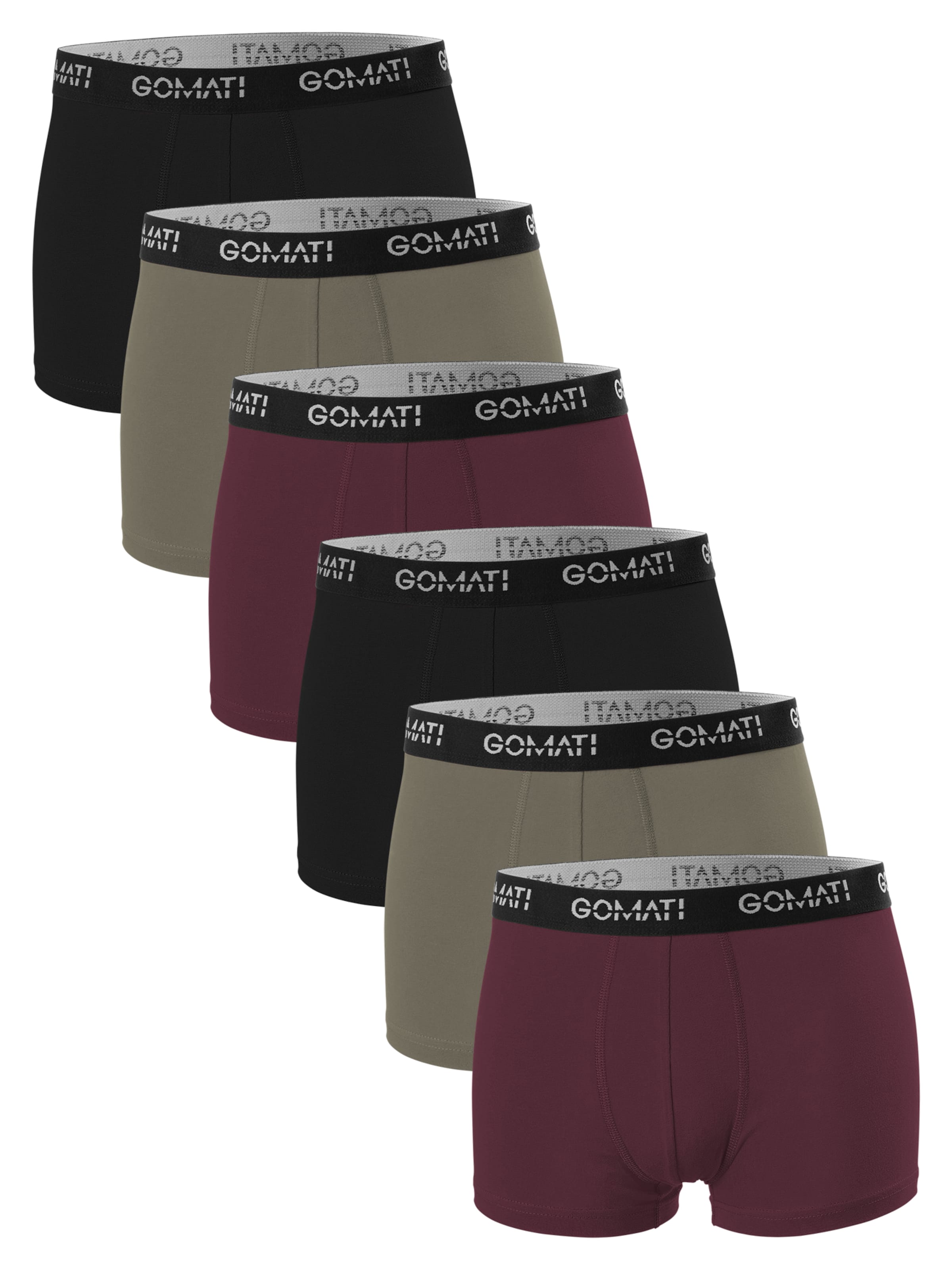 Gomati Boxershorts 'Cotton Comfort'‌ in Rot: Vorderseite