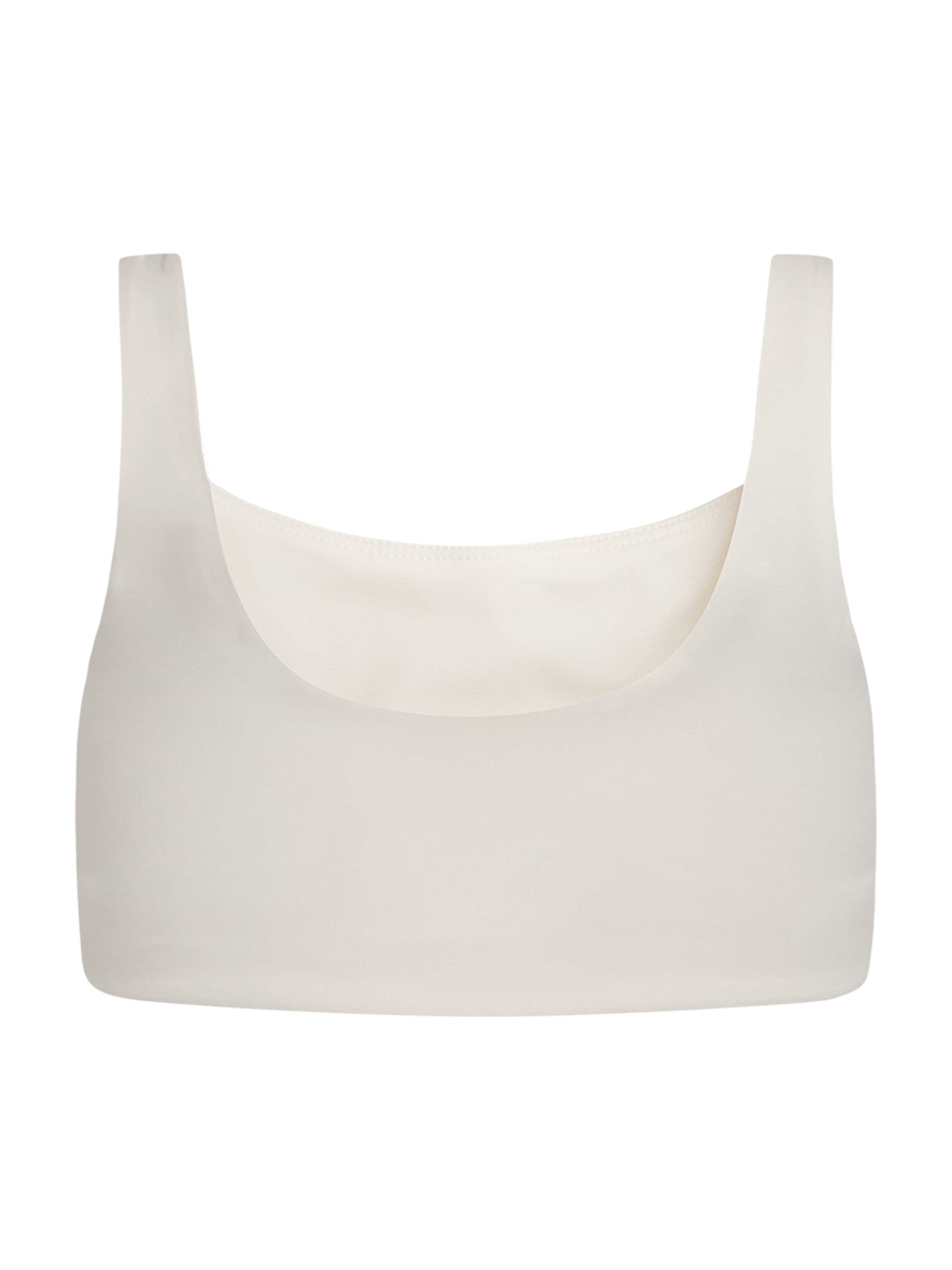 Girlfriend Collective Bralette Sports Bra 'Tommy' in White