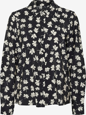 VERO MODA Blouse 'Pica' in Zwart: voorkant