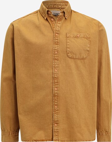 Blend Big Regular fit Button Up Shirt in Brown: front