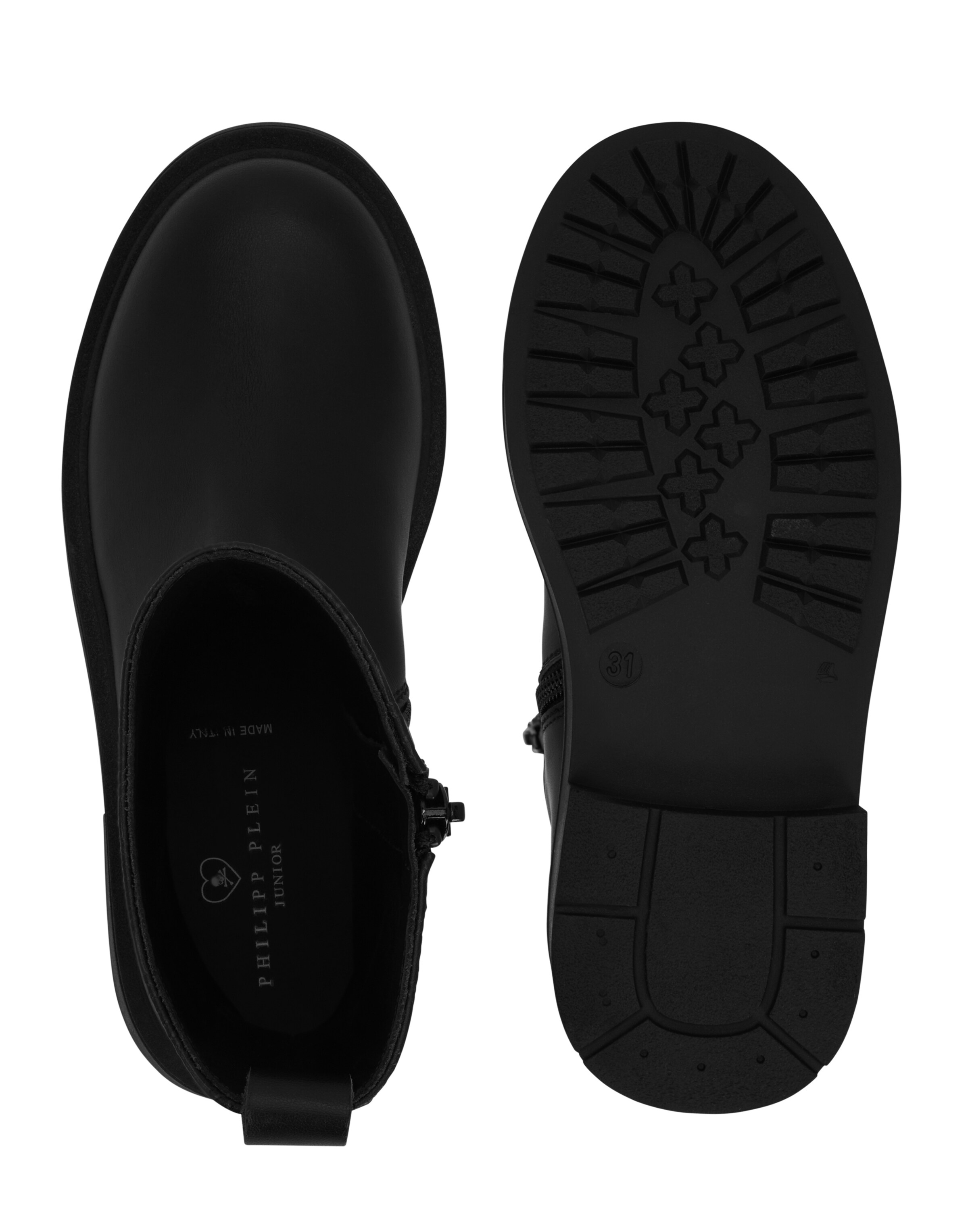 Bottes Philipp Plein en noir