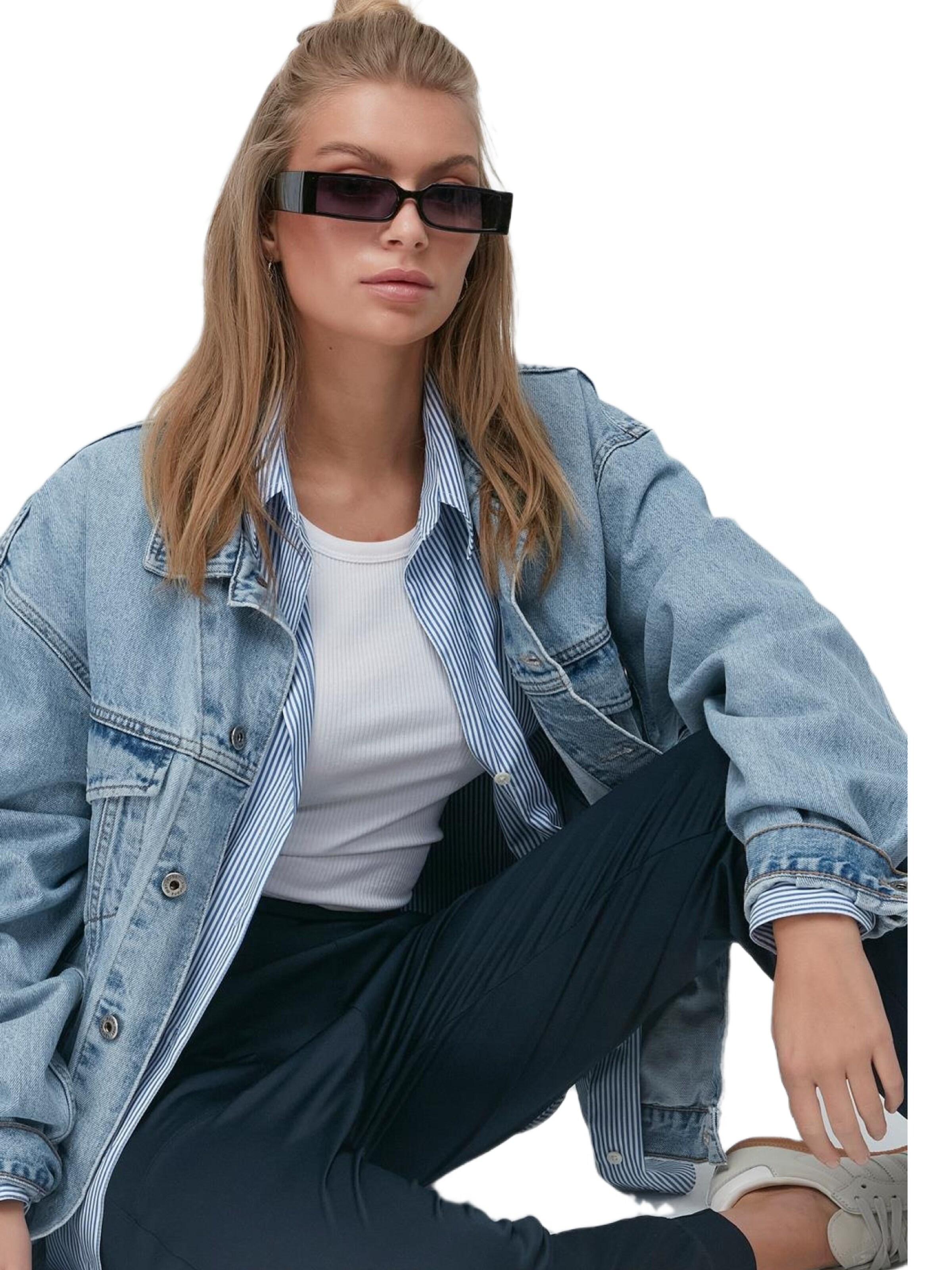 C&City Tapered Hose in Blau