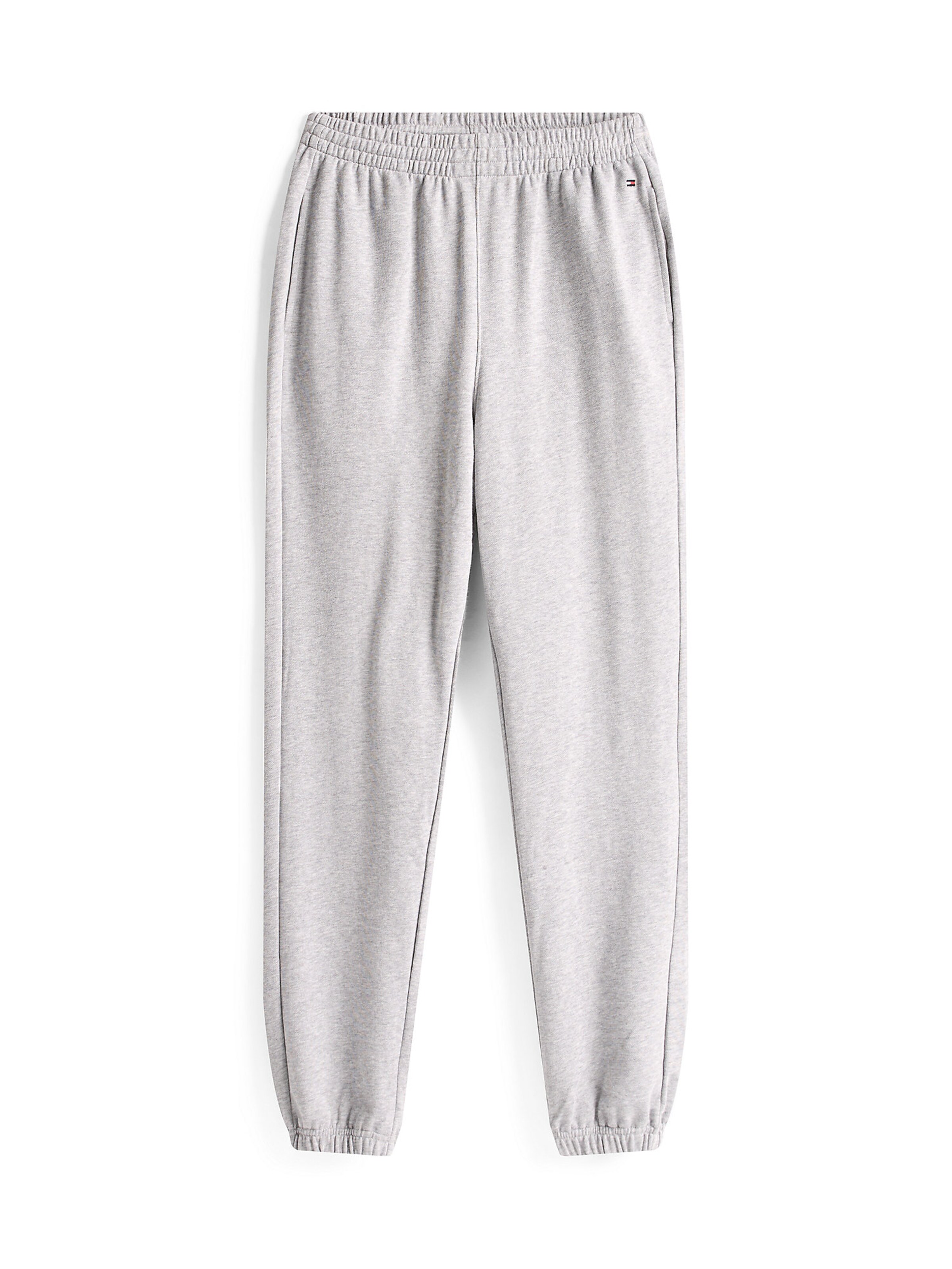 TOMMY HILFIGER Tapered Broek in Grijs: voorkant