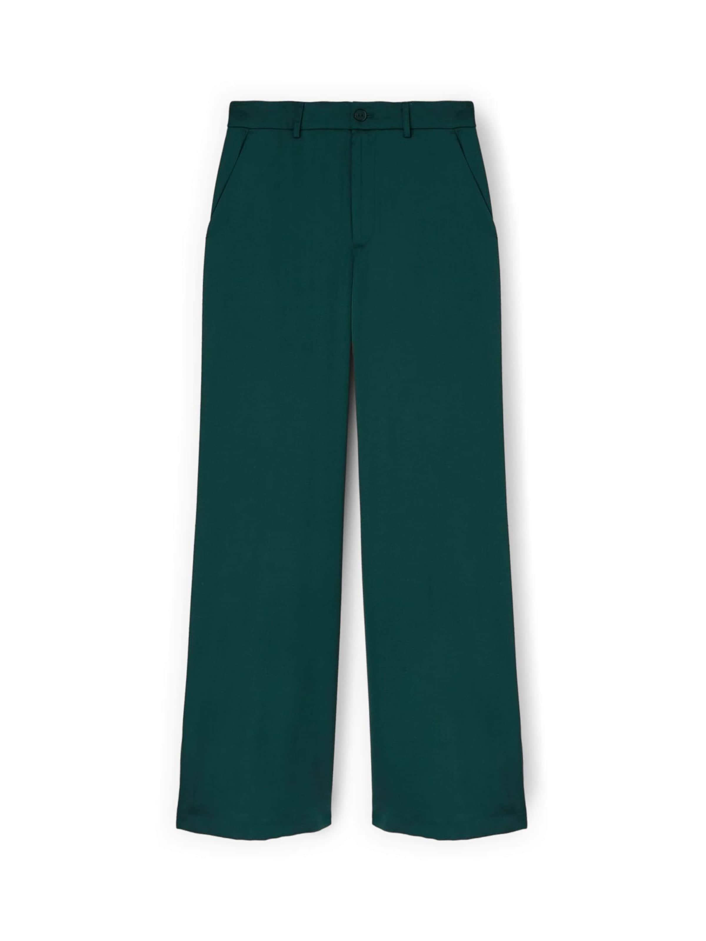 MOTIVI - Pierna ancha Pantalón en verde: frente