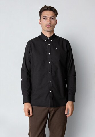 Coupe regular Chemise Clean Cut Copenhagen en noir : devant