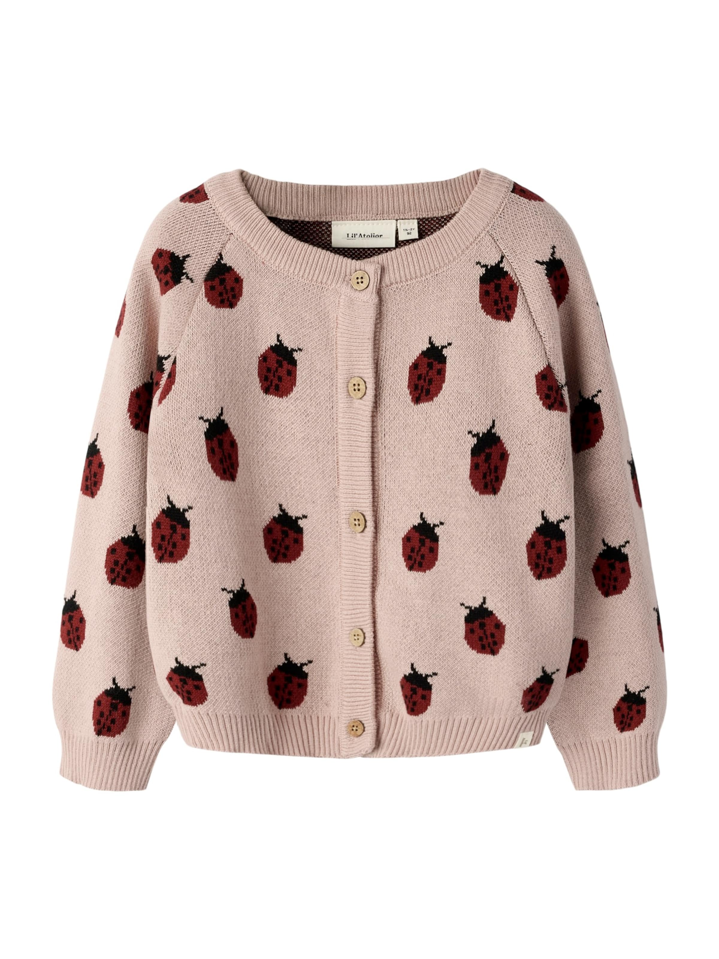 Lil'Atelier Kardigan 'NMFLulio' – pink: přední strana