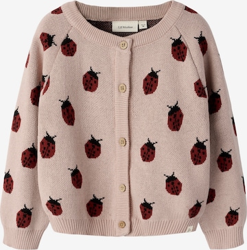 Lil'Atelier Neuletakki 'NMFLulio' värissä vaaleanpunainen: etupuoli