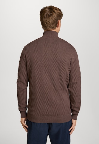 Kronstadt Gebreid vest 'Carlo' in Bruin