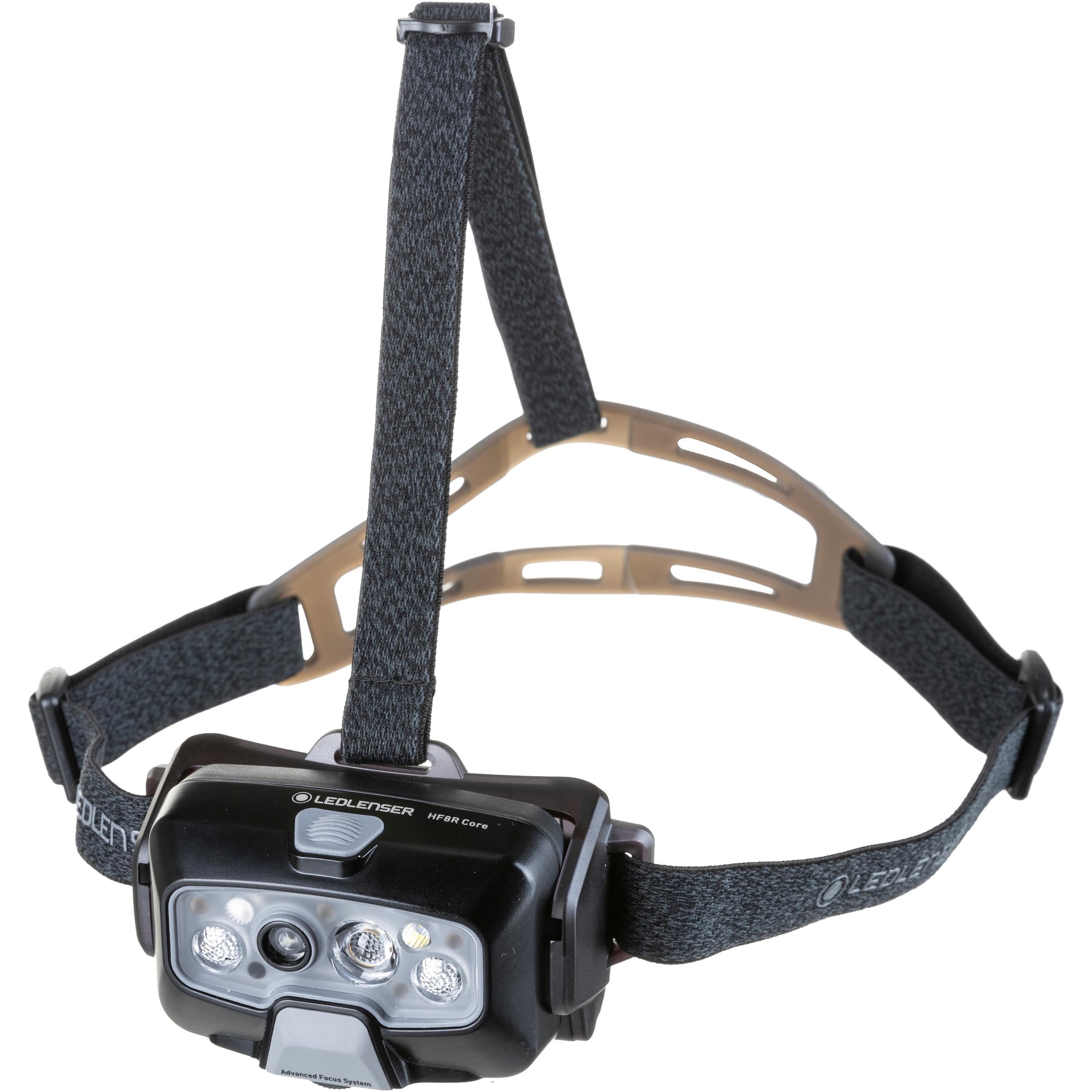 Led Lenser Stirnlampe in Schwarz: Vorderseite