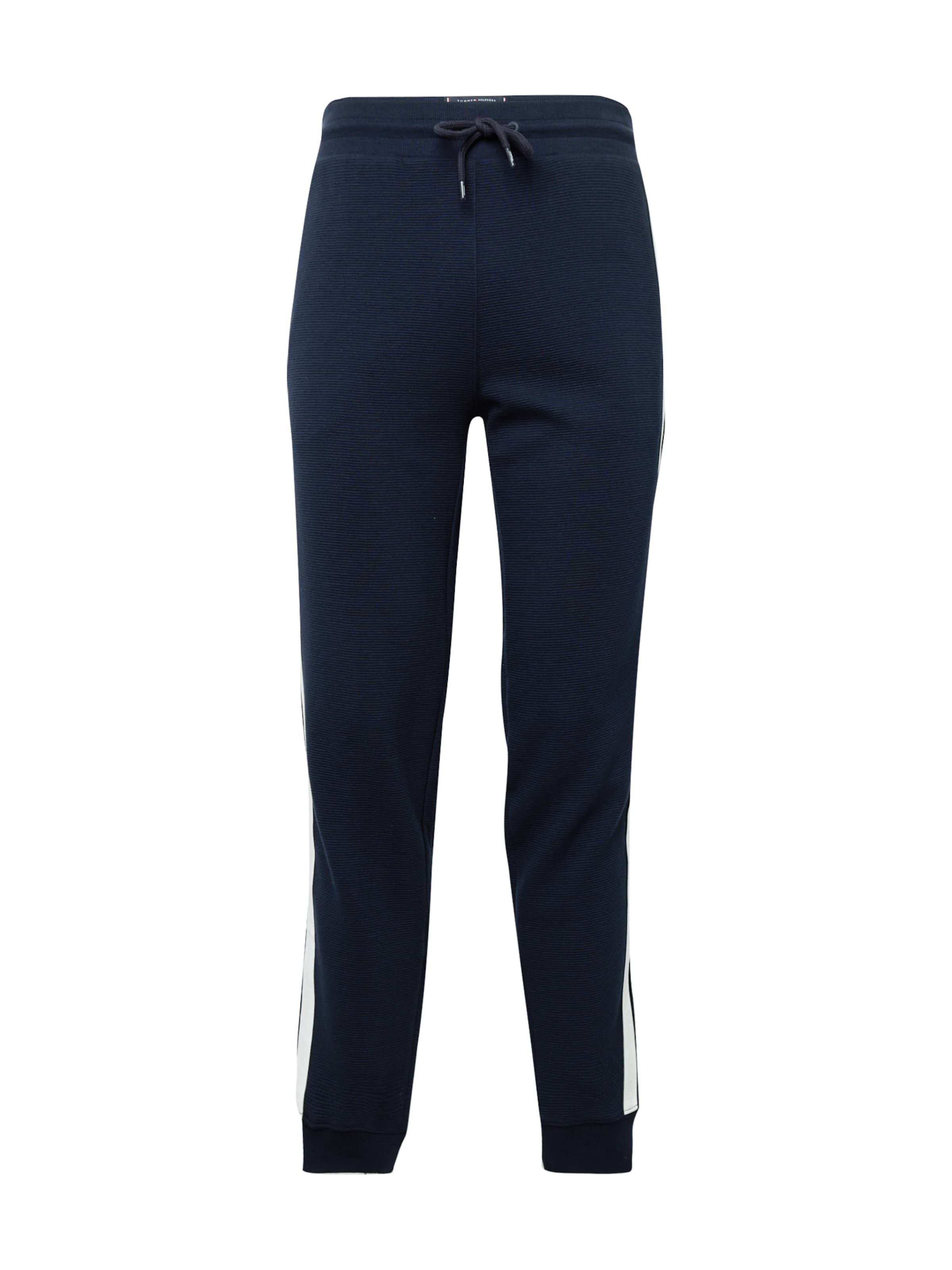 zils Tommy Hilfiger Underwear Pakapēniski sašaurināts piegriezums Bikses: no priekšpuses