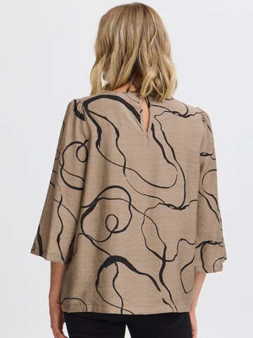 Camicia da donna 'Ariana' di Fransa in marrone