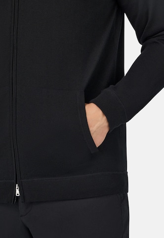 Boggi Milano Gebreid vest in Zwart