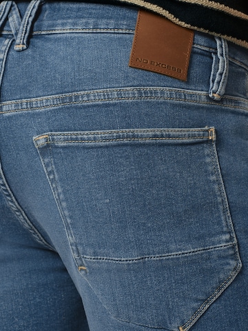 No Excess Slimfit Jeans in Blauw
