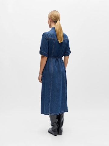 Abito camicia 'OBJFrame' di OBJECT in blu