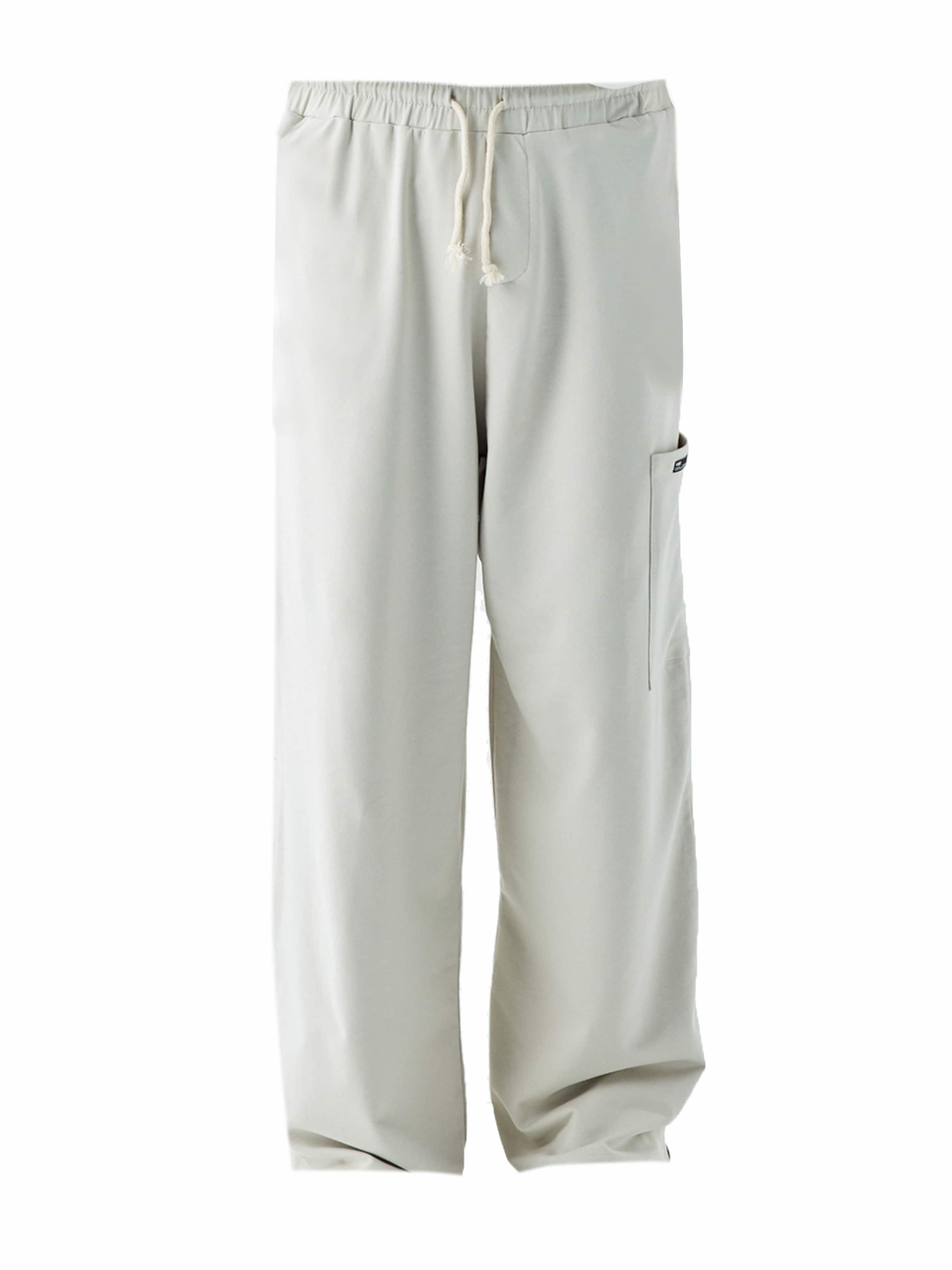 VAMOS CLO Свободный крой Штаны в Серый: спереди