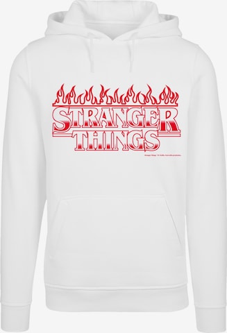 F4NT4STIC Sweatshirt 'Stranger Things Netflix TV Series' in Wit: voorkant