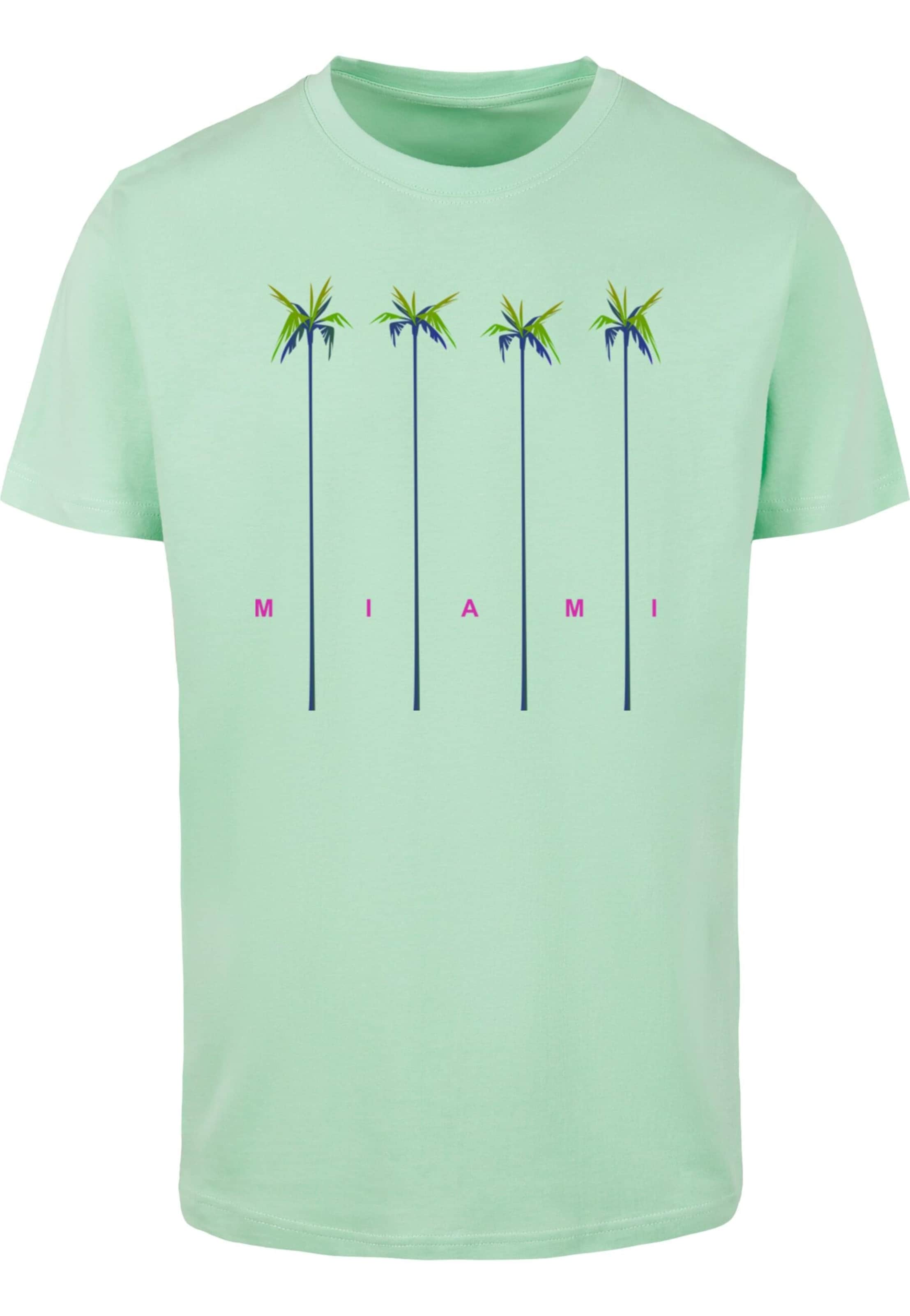 T-Shirt 'Miami Palms' MT Men en vert : devant