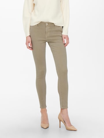 ONLY Skinny Jeans 'Blush' in Beige: voorkant