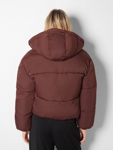 Veste mi-saison Bershka en marron