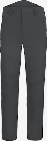 Regular Pantalon outdoor 'Basin' normani en noir : devant